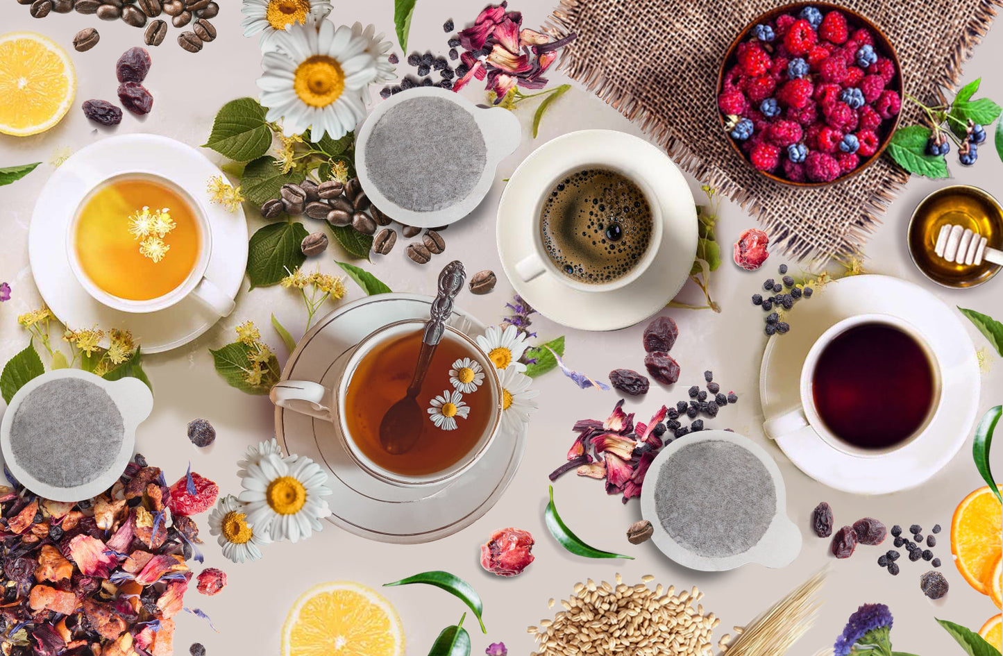 Cialde Caffè Cortese compostabili ESE 44 mm - Kit Degustazione Infusi Caffè Cortese