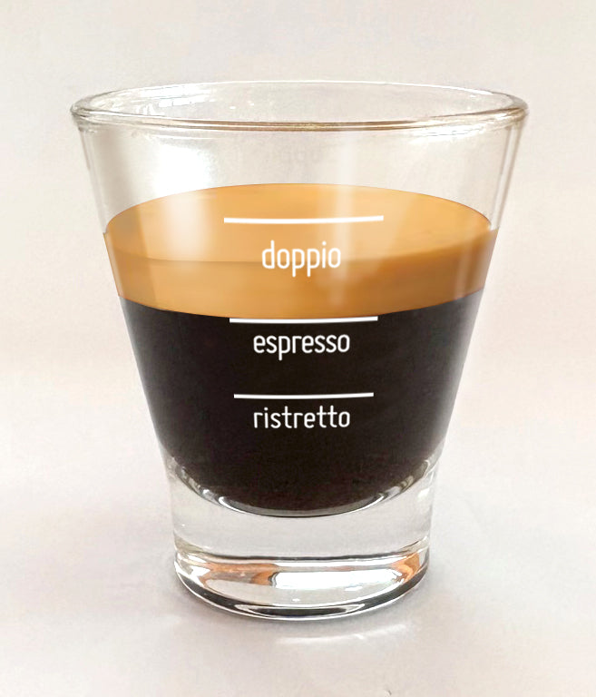 Caffè Cortese tazzine in vetro