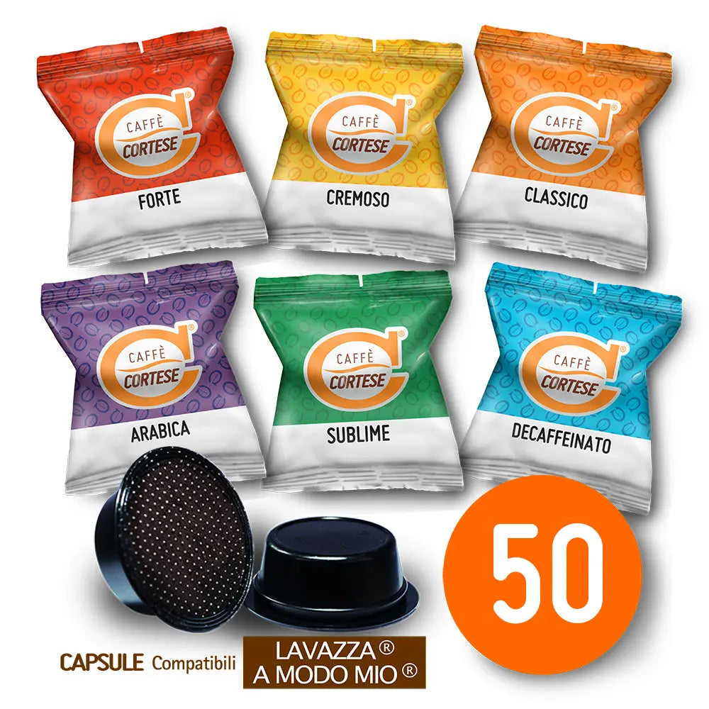 Capsule Caffè Cortese compatibili A Modo Mio - Kit Degustazione Caffè Cortese