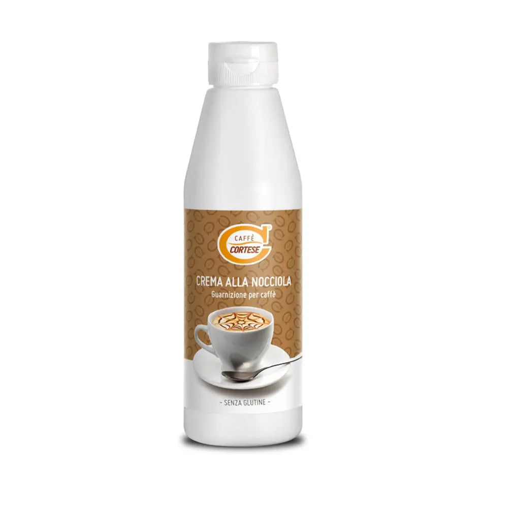 Topping Crema di Nocciola SENZA GLUTINE (gluten free) 200 ml Caffè Cortese