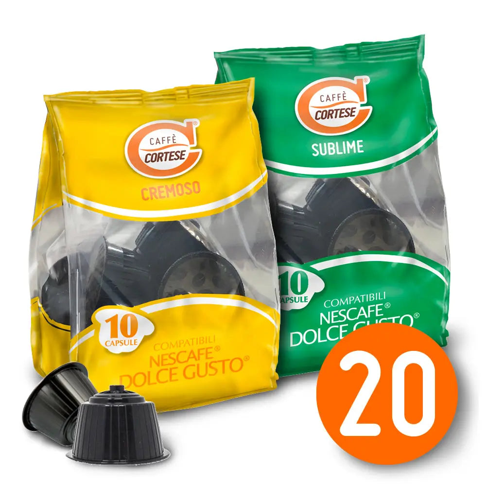 Capsule Caffè Cortese compatibili Dolce Gusto - Trybox Caffè Cortese