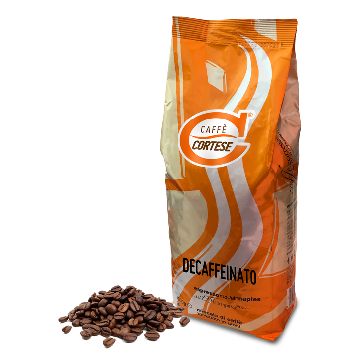 Grani Caffè Cortese miscela di caffè tostato in grani - Decaffeinato 1 kg