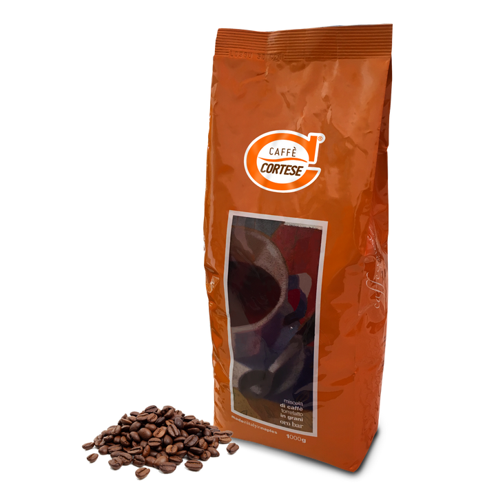 Grani Caffè Cortese miscela di caffè tostato in grani - Oro Bar 1 kg