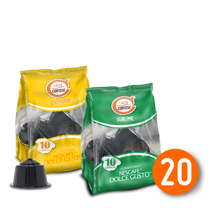 Capsule Caffè Cortese compatibili Dolce Gusto - Trybox