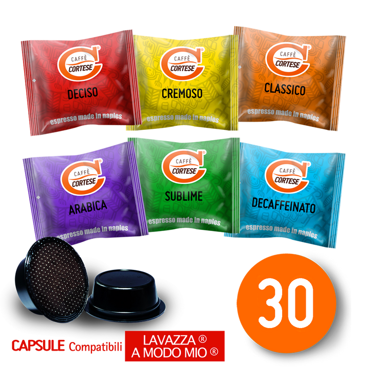 Capsule Caffè Cortese compatibili A Modo Mio - Trybox