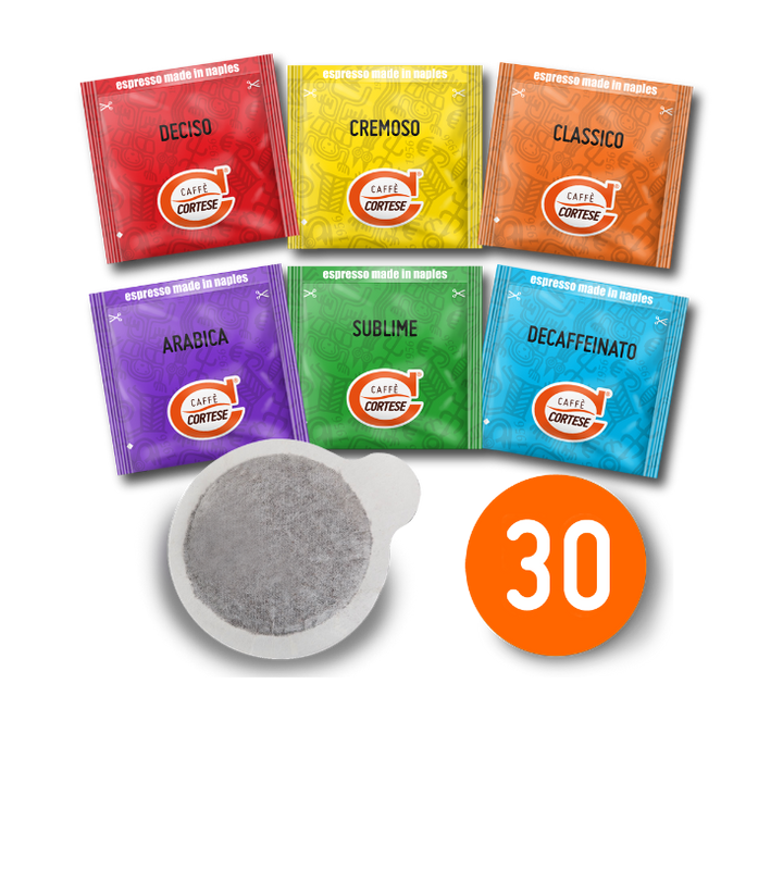 Cialde Caffè Cortese compostabili ESE 44 mm - Trybox