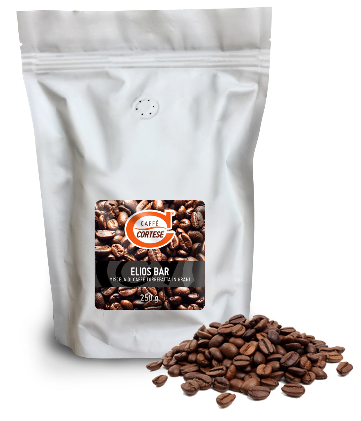 Grani Caffè Cortese miscela di caffè tostato in grani - Elios Bar 250 g Caffè Cortese
