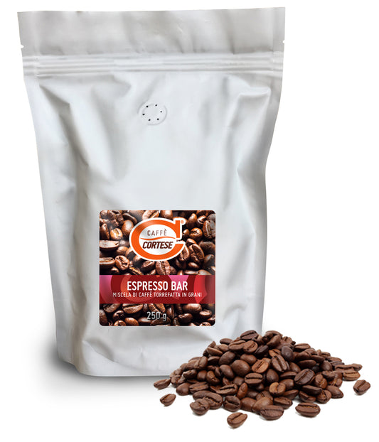 Grani Caffè Cortese miscela di caffè tostato in grani - Espresso Bar 250 g