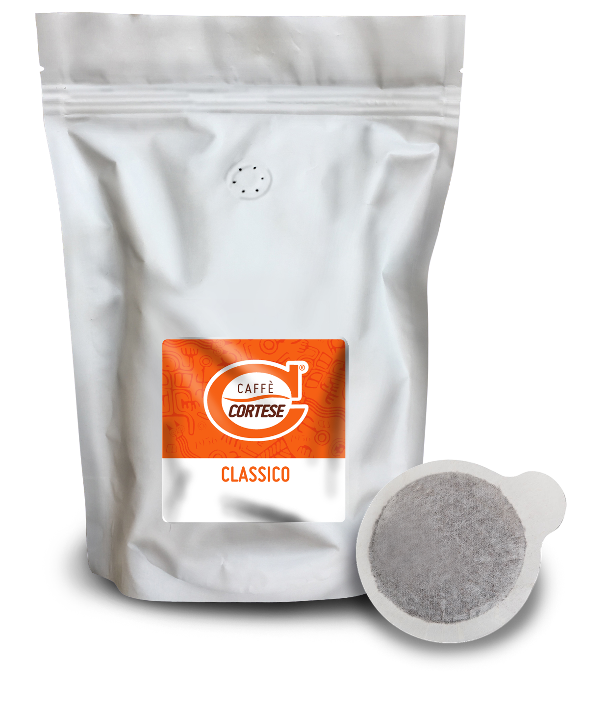 Cialde Caffè Cortese compostabili ESE 44 mm - Doypack Classico