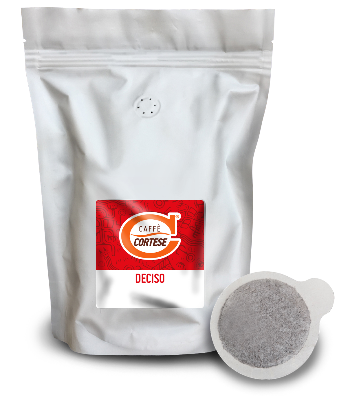 Cialde Caffè Cortese compostabili ESE 44 mm - Doypack Deciso