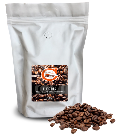 Grani Caffè Cortese miscela di caffè tostato in grani - Elios Bar 250 g