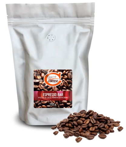 Grani Caffè Cortese miscela di caffè tostato in grani - Espresso Bar 250 g