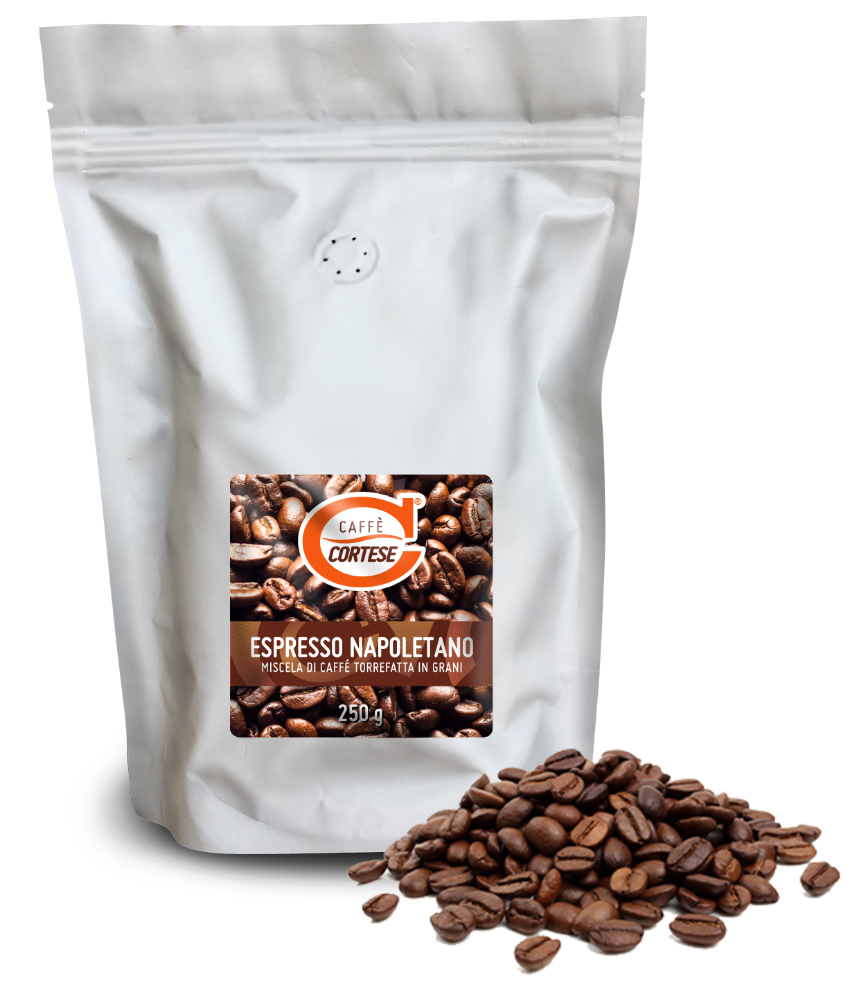 Grani Caffè Cortese miscela di caffè tostato in grani - Espresso Napoletano 250 g