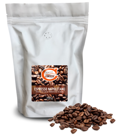 Grani Caffè Cortese miscela di caffè tostato in grani - Espresso Napoletano 250 g