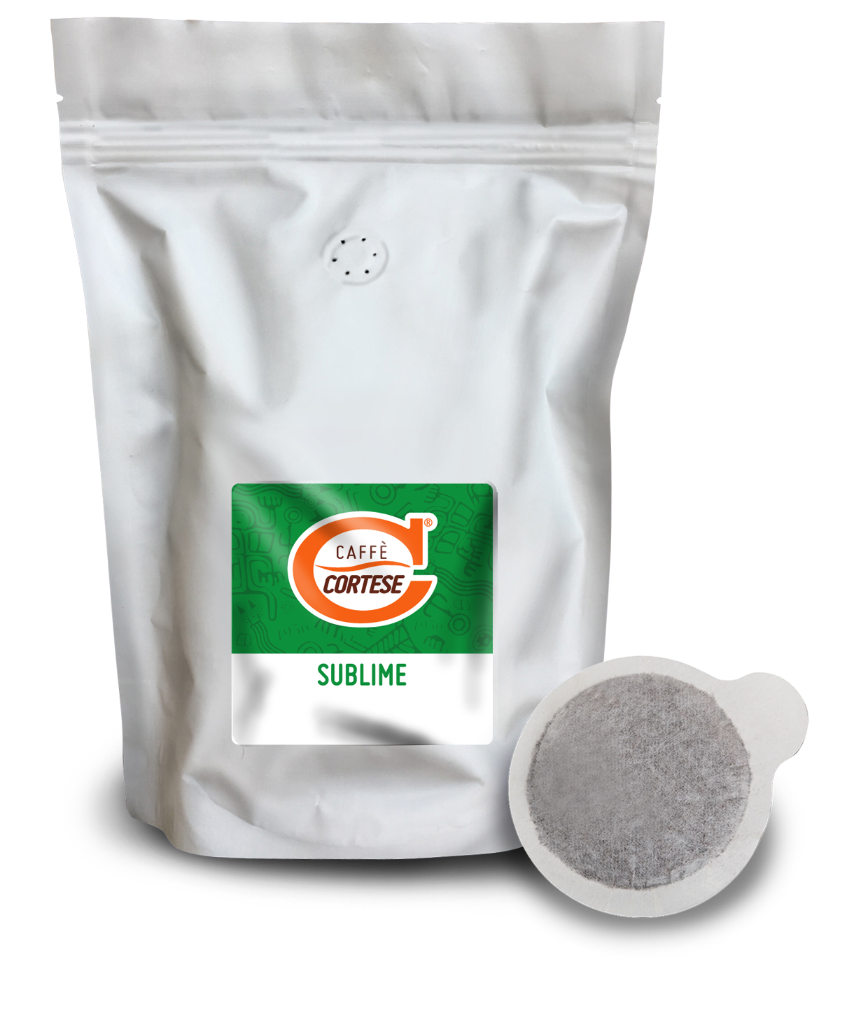 Cialde Caffè Cortese compostabili ESE 44 mm - Doypack Sublime