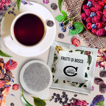 15 Cialde Caffè Cortese compostabili ESE 44 mm - Frutti di Bosco Caffè Cortese