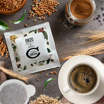 15 Cialde Caffè Cortese compostabili ESE 44 mm - Orzo Caffè Cortese