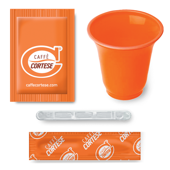 Kit accessori Plastica - Bicchieri Palette e Zucchero