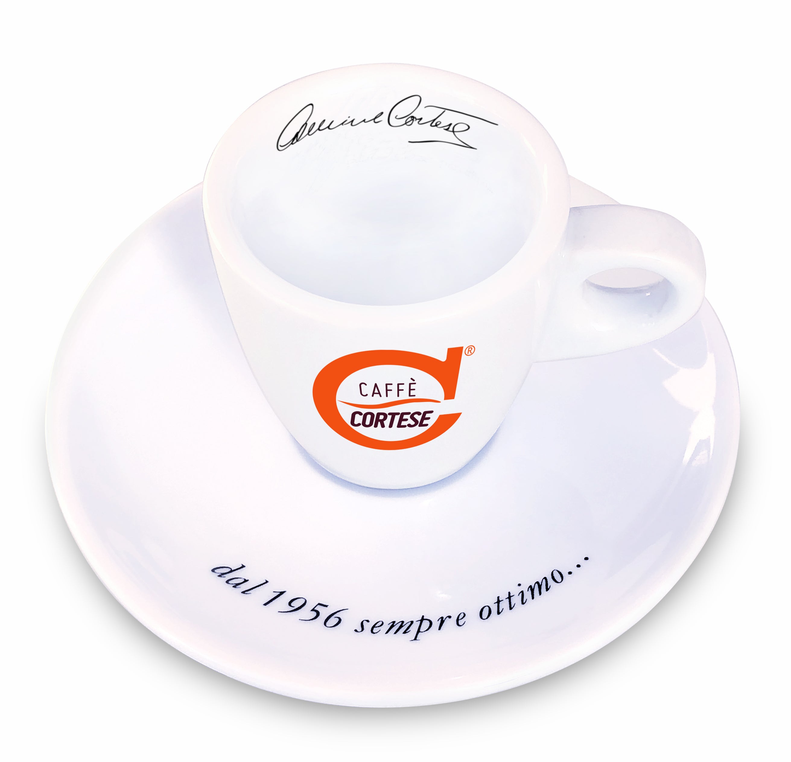 Caffè Cortese tazzine espresso con piattino