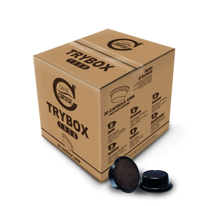 Capsule Caffè Cortese compatibili A Modo Mio - Trybox
