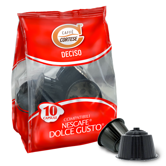 Capsule Caffè Cortese compatibili Dolce Gusto Deciso