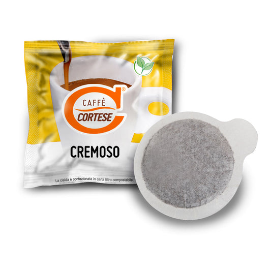 Cialde compostabili Caffè Cortese ESE 44 mm Cremoso Caffè Cortese