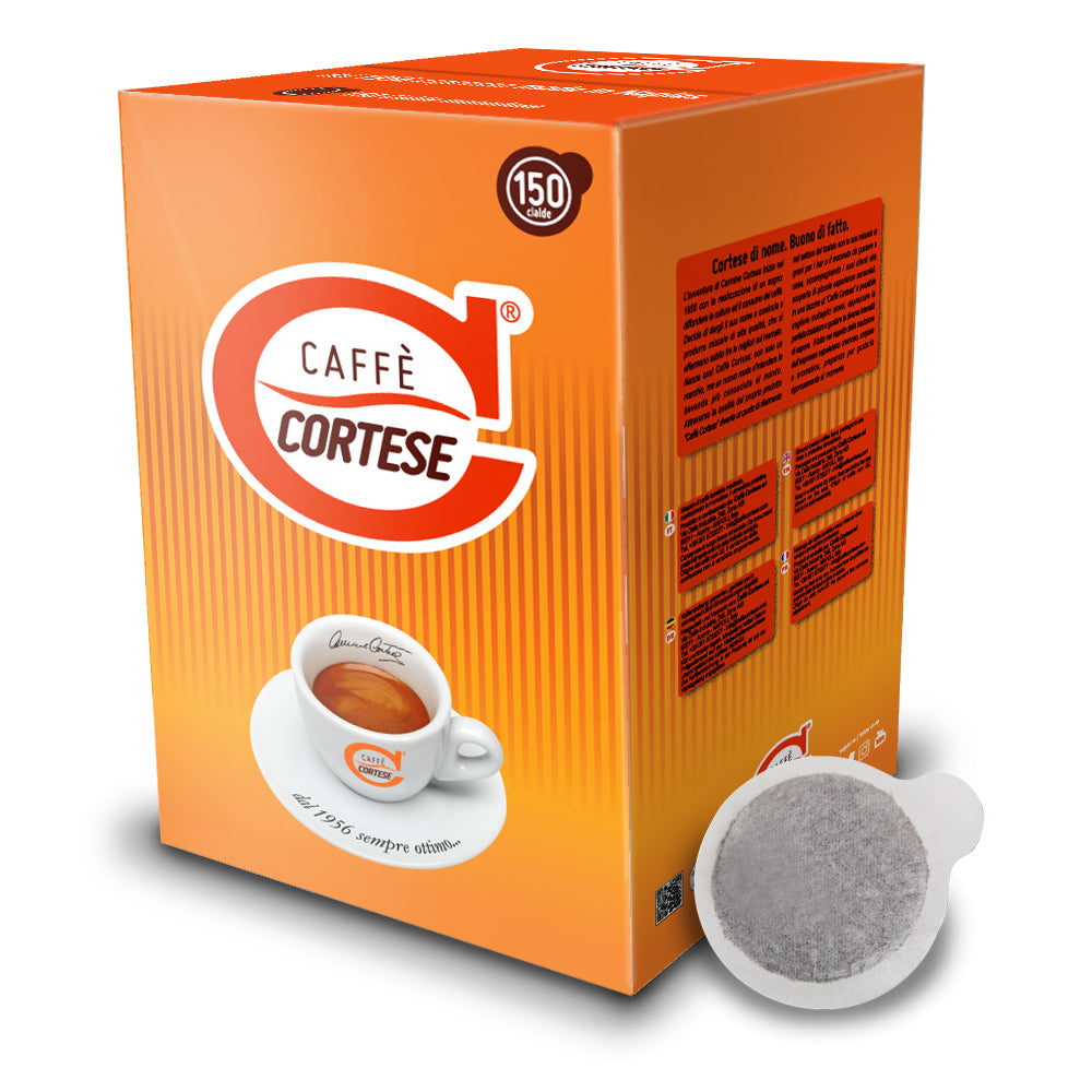Cialde Caffè Cortese compostabili ESE 44 mm
