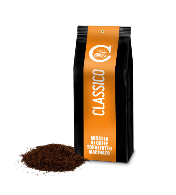 Moka Caffè Cortese miscela di caffè tostato macinato Classico 250 g