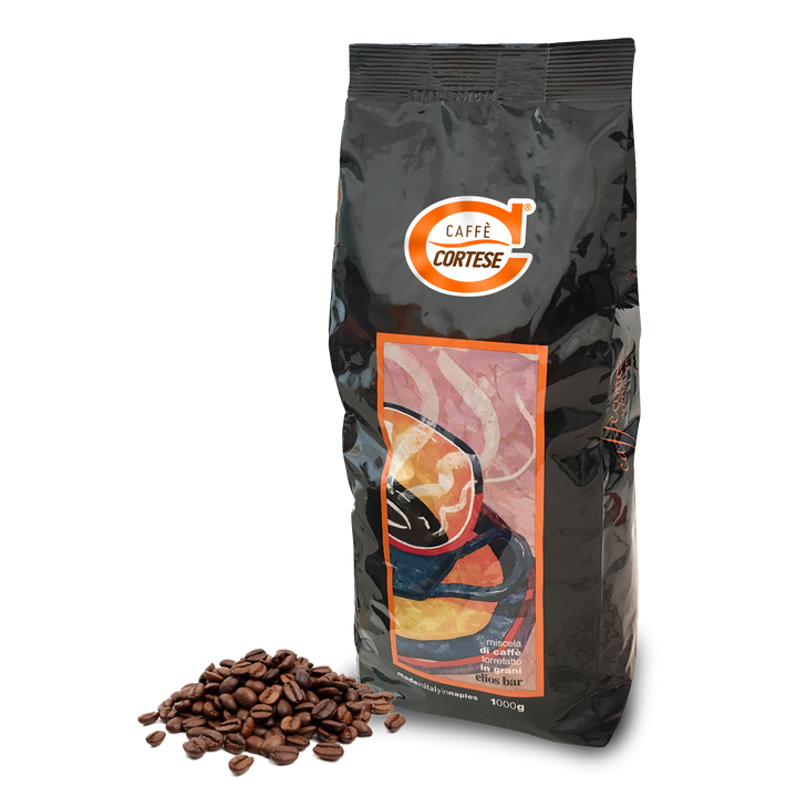 Grani Caffè Cortese miscela di caffè tostato in grani - Elios Bar 1 kg