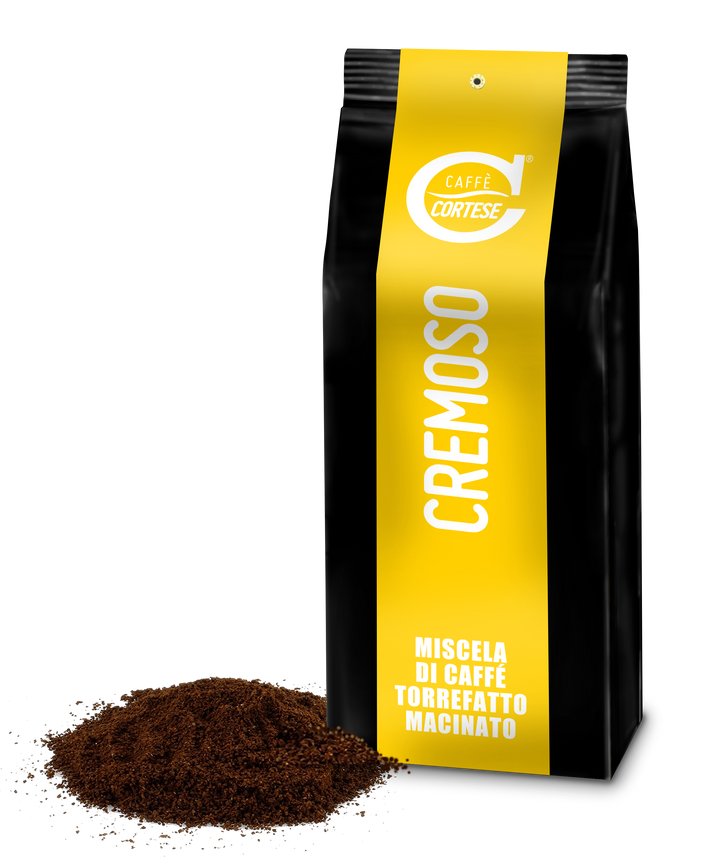 Moka Caffè Cortese miscela di caffè tostato macinato Cremoso 250 g