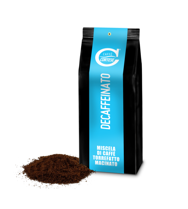 Moka Caffè Cortese miscela di caffè tostato macinato Decaffeinato 250 g