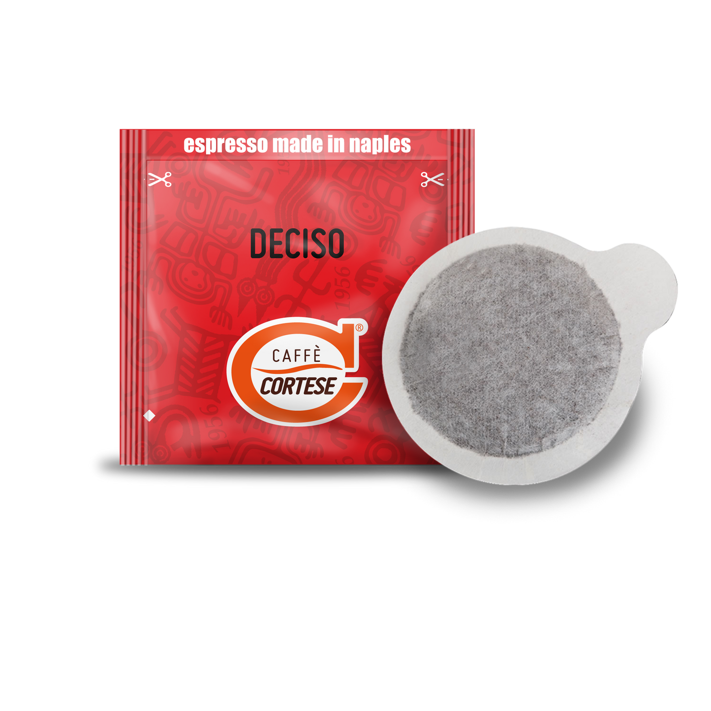 Cialde compostabili Caffè Cortese ESE 44 mm Deciso