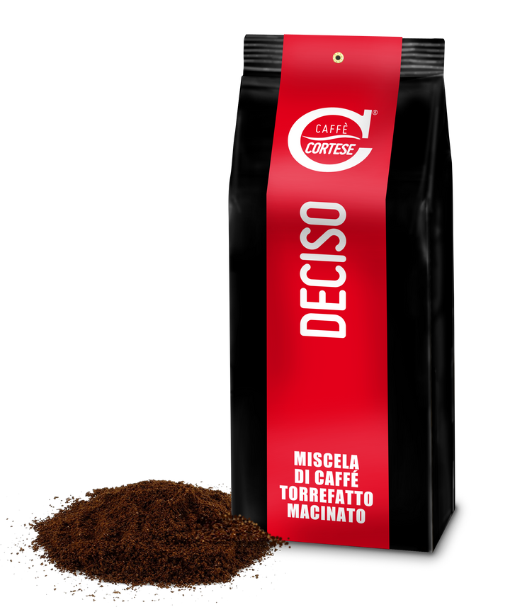 Moka Caffè Cortese miscela di caffè tostato macinato Deciso 250 g