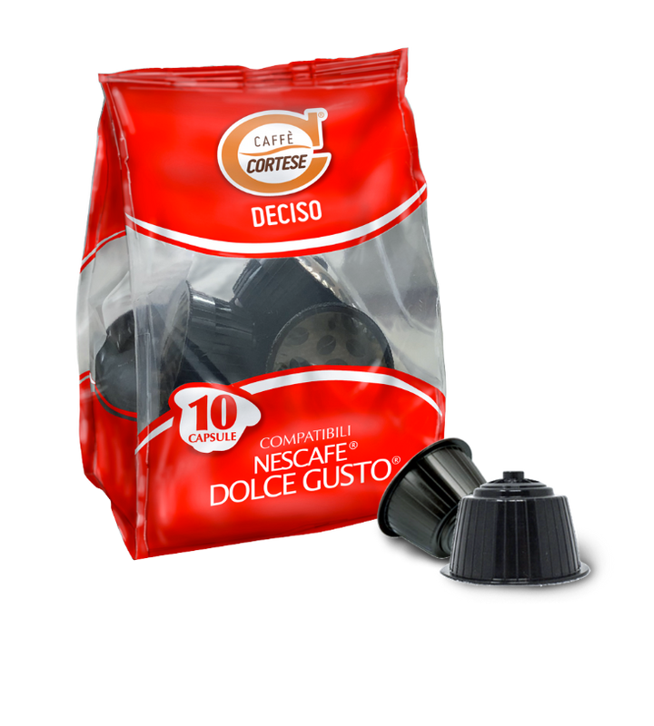Capsule Caffè Cortese compatibili Dolce Gusto Deciso