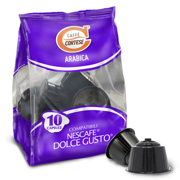 Capsule Caffè Cortese compatibili Dolce Gusto Arabica Caffè Cortese