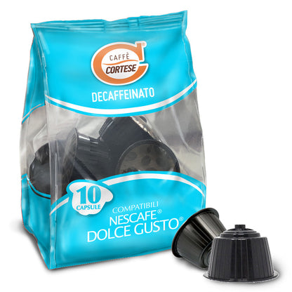 Capsule Caffè Cortese compatibili Dolce Gusto Decaffeinato