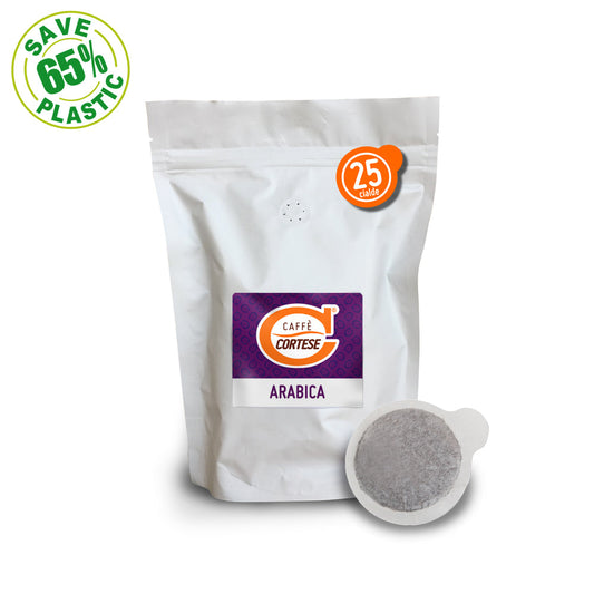 Cialde Caffè Cortese compostabili ESE 44 mm - Doypack Arabica Caffè Cortese