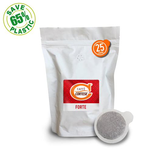 Cialde Caffè Cortese compostabili ESE 44 mm - Doypack Deciso Caffè Cortese