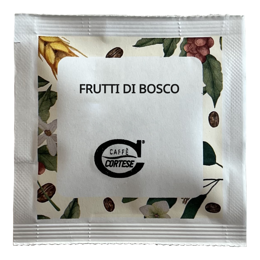 15 Cialde Caffè Cortese compostabili ESE 44 mm - Frutti di Bosco Caffè Cortese