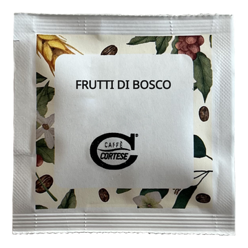 15 Cialde Caffè Cortese compostabili ESE 44 mm - Frutti di Bosco Caffè Cortese