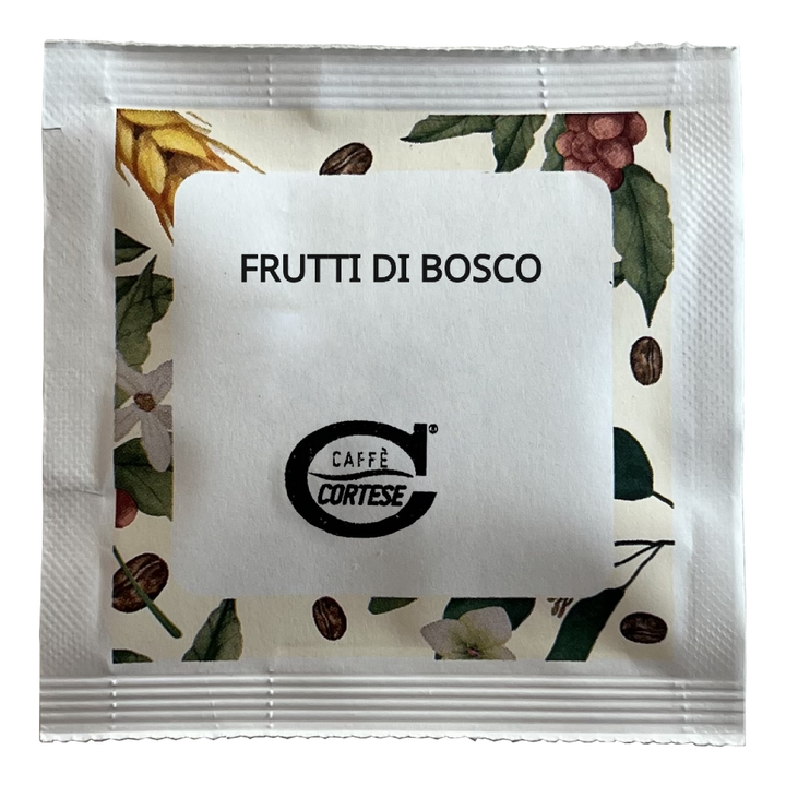 15 Cialde Caffè Cortese compostabili ESE 44 mm - Frutti di Bosco Caffè Cortese