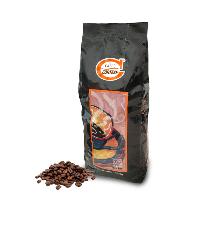 Grani Caffè Cortese miscela di caffè tostato in grani - Elios Bar 1 kg
