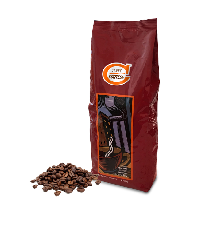 Grani Caffè Cortese miscela di caffè tostato in grani - Espresso Bar 1 kg