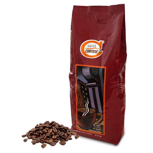 Grani Caffè Cortese miscela di caffè tostato in grani - Espresso Bar 1 kg Caffè Cortese