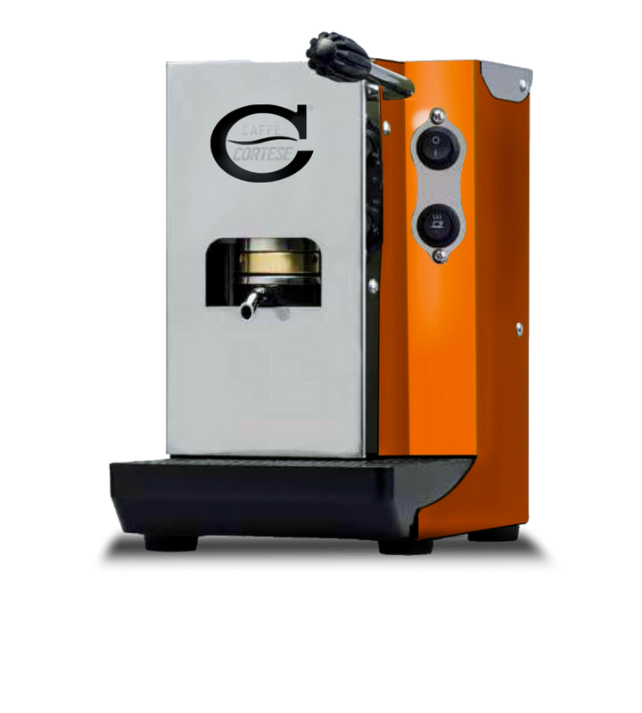 Macchina a cialde Aroma Caffè Cortese + 50 cialde compostabili + 2 tazze e piattini