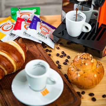 15 Cialde Caffè Cortese compostabili ESE 44 mm - Aromatizzate Ginseng Caffè Cortese