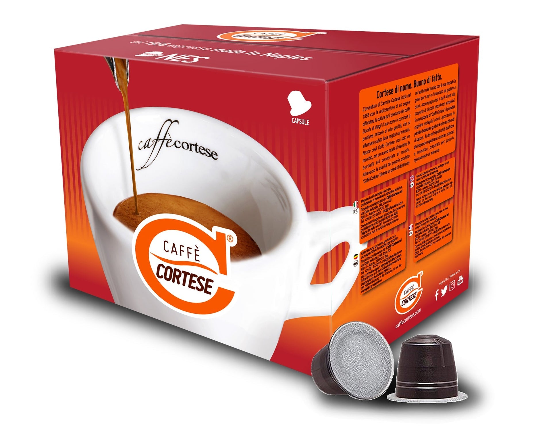Capsule Caffè Cortese compatibili Nespresso Deciso Caffè Cortese