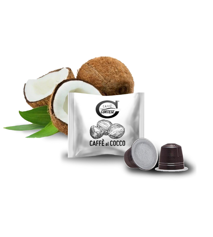 10 Capsule Caffè Cortese compatibili Nespresso - Aromatizzate Cocco