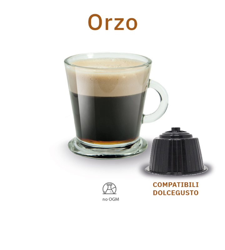 10 Capsule Caffè Cortese compatibili Dolce Gusto - Solubili Bevanda Calda Orzo
