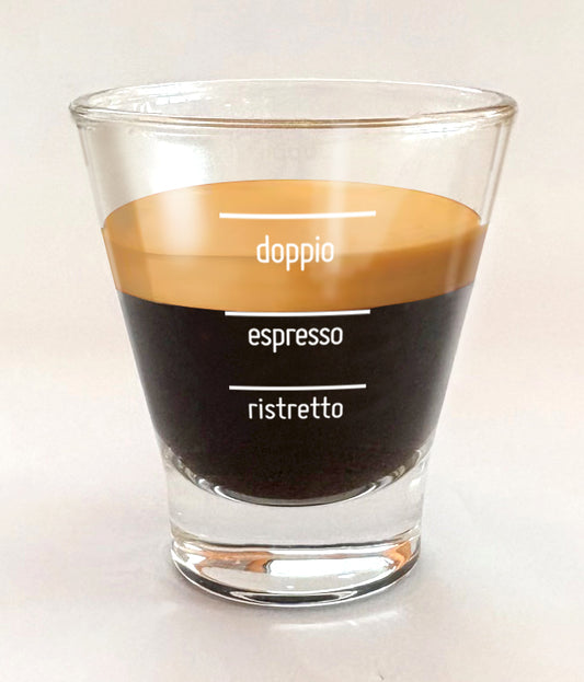 Caffè Cortese tazzine in vetro